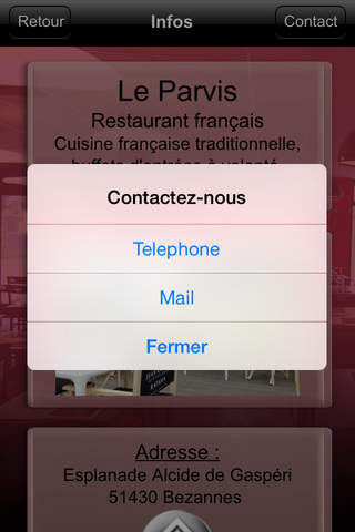 Restaurant Le Parvis screenshot 2