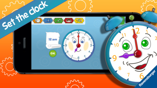 【免費遊戲App】My first clock – Learn to tell the time-APP點子