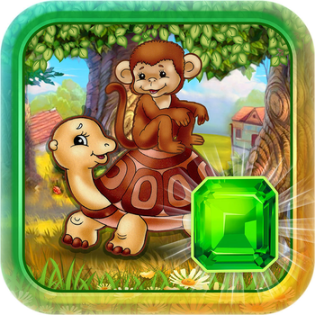 Matching Jungle Funny Animals LOGO-APP點子