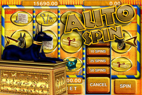 AAA Aatom Cleopatra Way Slots - Best Ancient Egyptian Slot Casino Games screenshot 2
