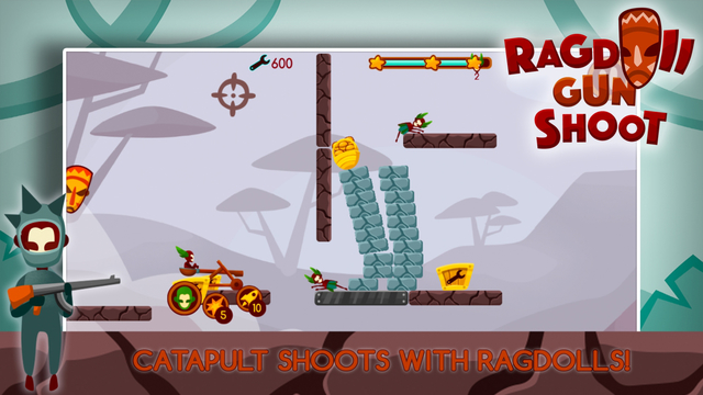 Ragdoll Gun Shoot - Rise Of Catapult Warriors PRO
