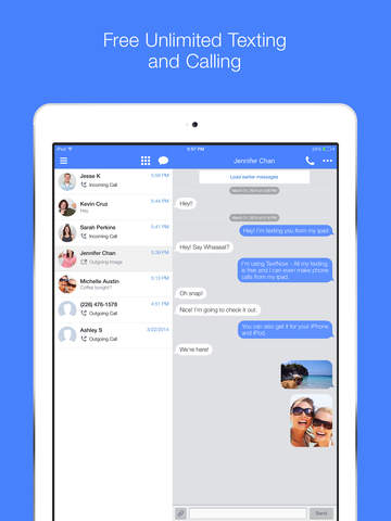 【免費社交App】TextNow + Voice - Free Text & Calls : Free Texting Picture Messaging Phone Calling and Phone Number-APP點子