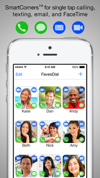 FavesDial - Single tap speed dialer