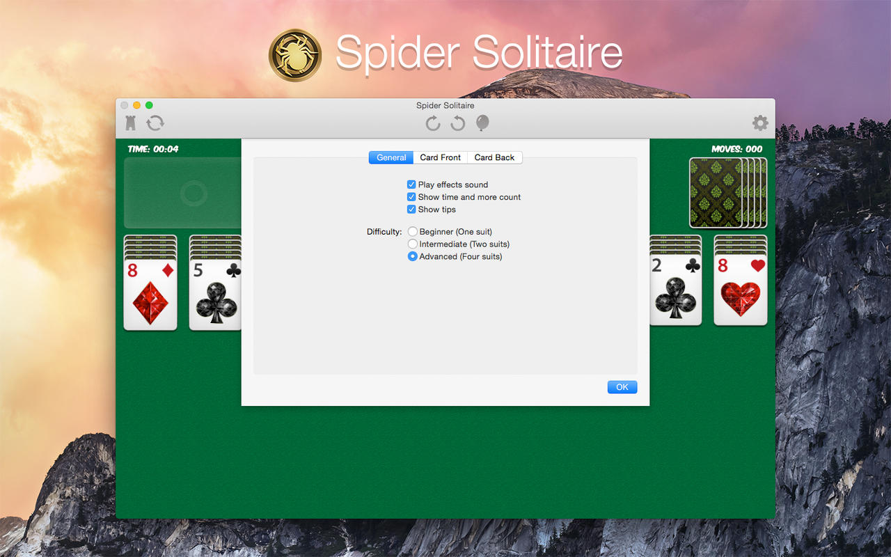 spider solitaire game apps