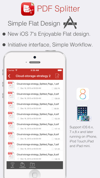 【免費生產應用App】PDF Splitter by Feiphone - Easy split multi-page PDF file-APP點子