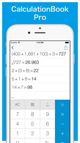 【免費工具App】CalculationBook Pro-APP點子