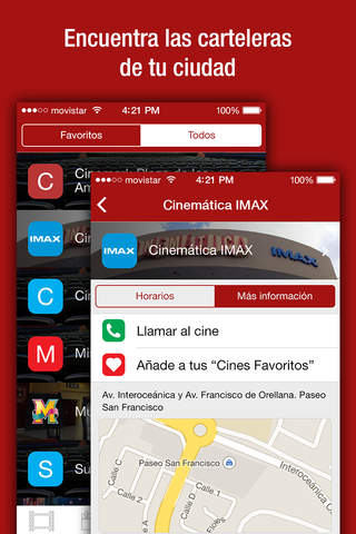 CinePass - Cartelera, horarios, cine y películas en un solo lugar! screenshot 2