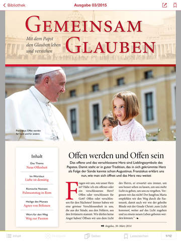 【免費生活App】Gemeinsam Glauben - Mit dem Papst-APP點子