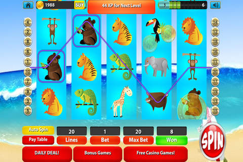 Tropical Sanctuary Slots - House of Splash Seeker (Quest for Rest Casino) screenshot 2