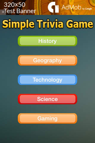 Simple Trivia Game screenshot 2