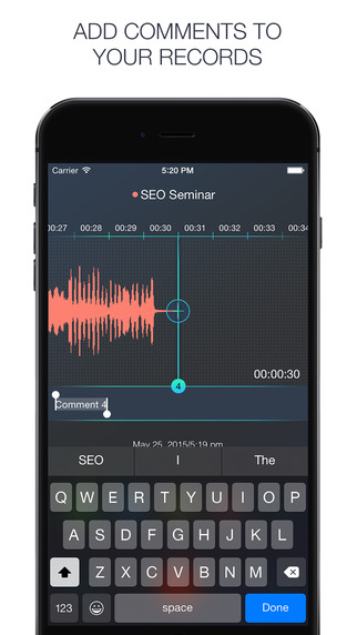 RecApp - The Most Advanced Free Voice Recorder for Interviews Lectures Meetings Keynotes and Songwri