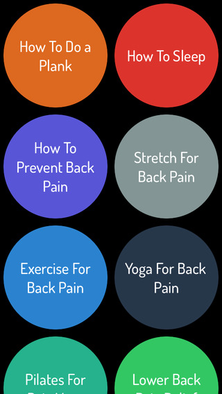Back Pain Relieving Techniques