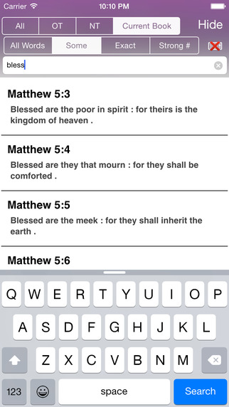 【免費書籍App】Touch Bible (KJV + Strong's Concordance)-APP點子