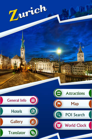 Zurich City Offline Travel Guide screenshot 2