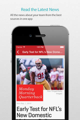 San Francisco Football Alarm Pro screenshot 3
