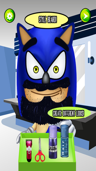 Shave Game for Sonic