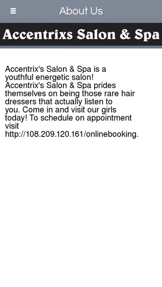 Accentrix's Salon and Spa