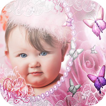 Cute Baby Birthday Frames 攝影 App LOGO-APP開箱王