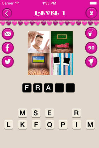 Guess The 1 Word Quiz - What's The Word screenshot 3