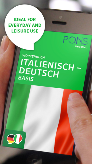 Dictionary Italian - German BASIC by PONS