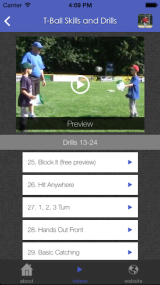 【免費運動App】T-Ball Skills and Drills-APP點子