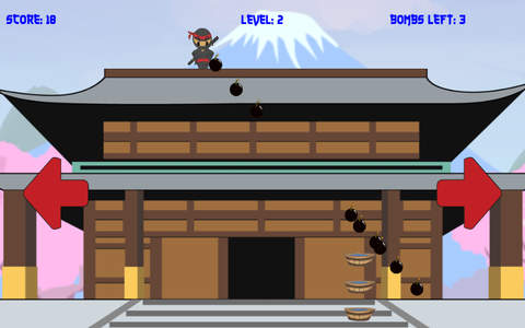 Ninja Bomb Drop screenshot 3