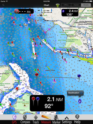 USA West GPS Nautical charts pro