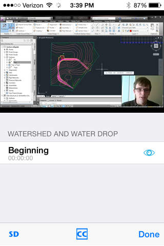 kApp - Civil 3D Surface & Water Drop Analysis screenshot 3