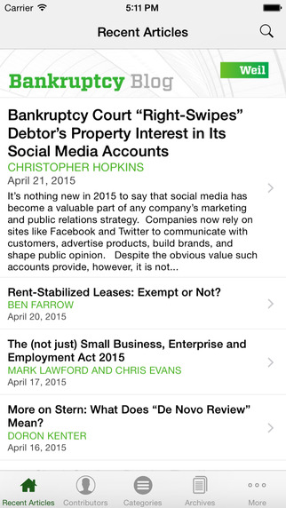 【免費商業App】Weil Bankruptcy Blog-APP點子