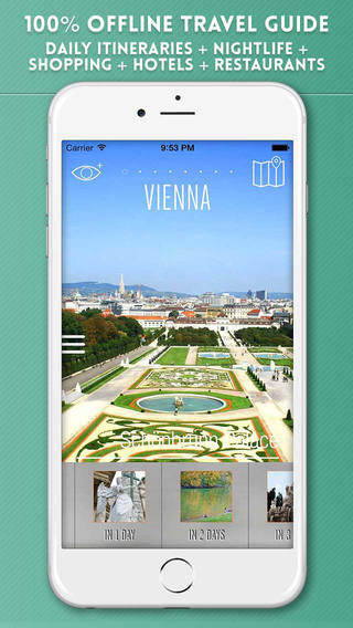 Vienna Travel Guide with Offline City Street and Metro Maps