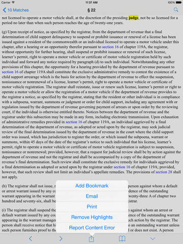 【免費書籍App】MA Vehicle Code (Massachusetts General Laws/Statutes)-APP點子