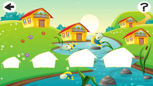 A Fishing Sort By Size Game: Learn and Play for Children