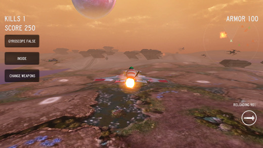 Mars Sky Attack 3D - skyforce 2015