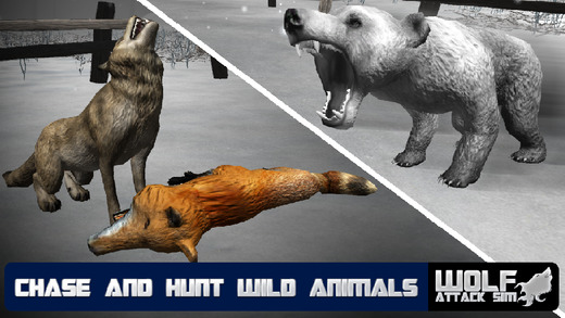 Wolf Attack Simulator 3D - Hunting of Animals in Snow Farm is true Revenge of Wild Beast