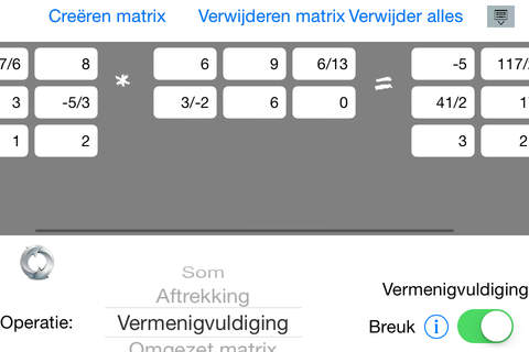 Matrix math calculator Pro screenshot 3