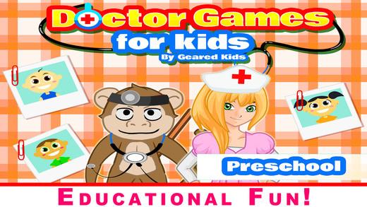 Preschool Baby Doctor Vet - Free Educational Games for kids to teach Counting Numbers Colors Alphabe