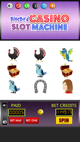 【免費遊戲App】Bluebird Casino Jackpot Slots Single Slot-Machine-APP點子