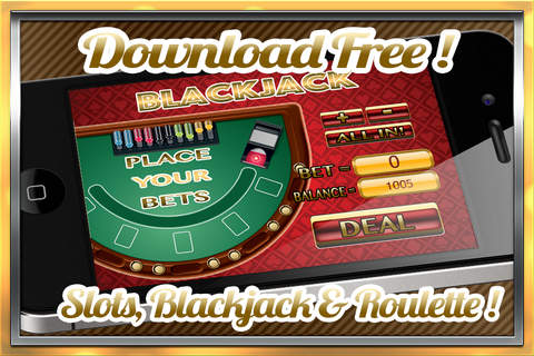 AAA Aawesome Luxurious Jackpot Roulette, Slots & Blackjack! Jewery, Gold & Coin$! screenshot 2