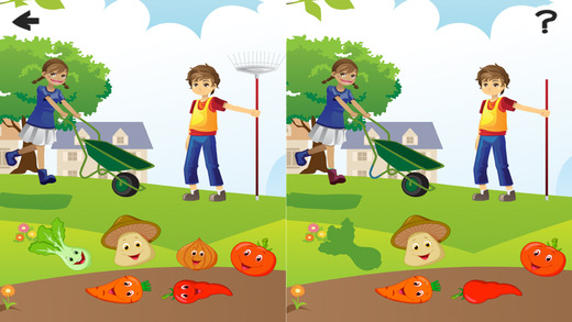 All About Vegetables a Game to Learn and Play for Children