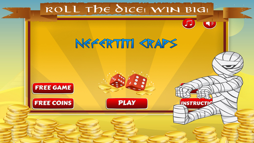 Nerfetiti Craps FREE - Hit the Dice Table in Vegas-style Casino