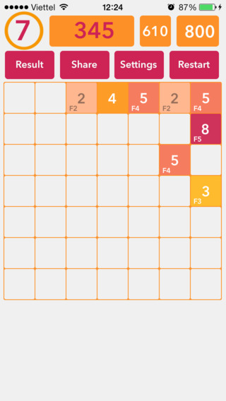 2048 - From 3x3 to 10x10 unlimited levels