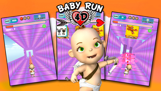 【免費遊戲App】Baby Run 4D - Run123-APP點子