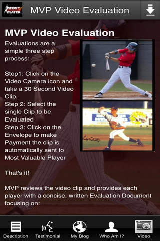 MVP Video Evaluation screenshot 2
