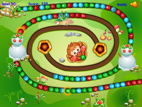 【免費遊戲App】Monkey Marble Shooter-APP點子