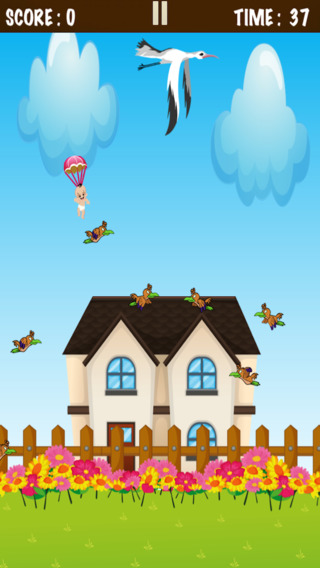Cute Angel Baby Fly Home - Casual Falling Games for Girls