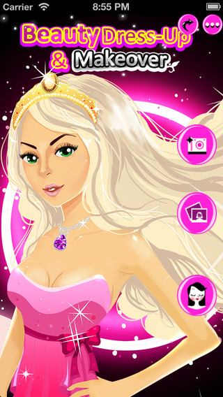 Beauty Dress Up Makeover Fun Free Games for Kids Girls: virtual models makeup and outfit