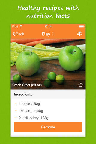 Juice Recipes for fitness and health - low calorie vitamin drinks for iOS 8 screenshot 2