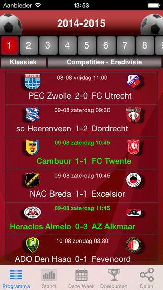 Eredivisie Voetbal Pro