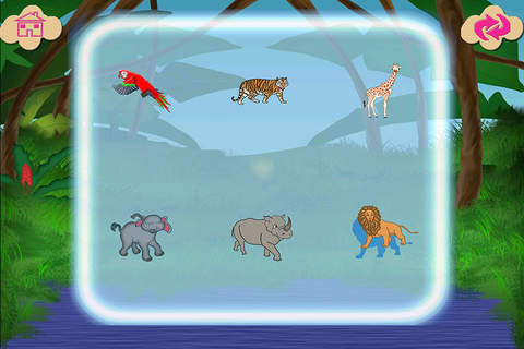 Animals Wood Puzzle Preschool Learning Wild Experience Match Game screenshot 4