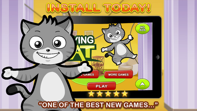 【免費遊戲App】Flying Tom-Cat - Cool Virtual Jump And Run Adventure For Boys And Girls FREE-APP點子